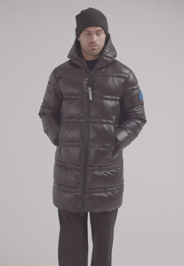 R4D Tramline Puffer Coat Lux