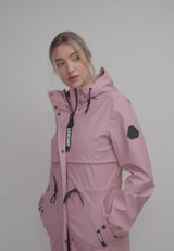 Aurora Raincoat with Cape Dusty Pink