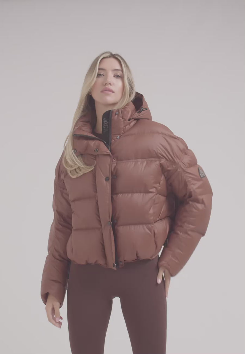 Cloud Boss Down Puffer Jacket Mocha